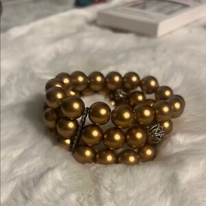 Gold Beaded Bracelet